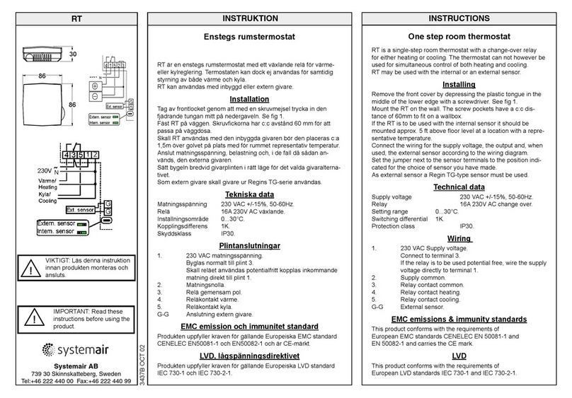 System air rt 0-30-2 instructions
