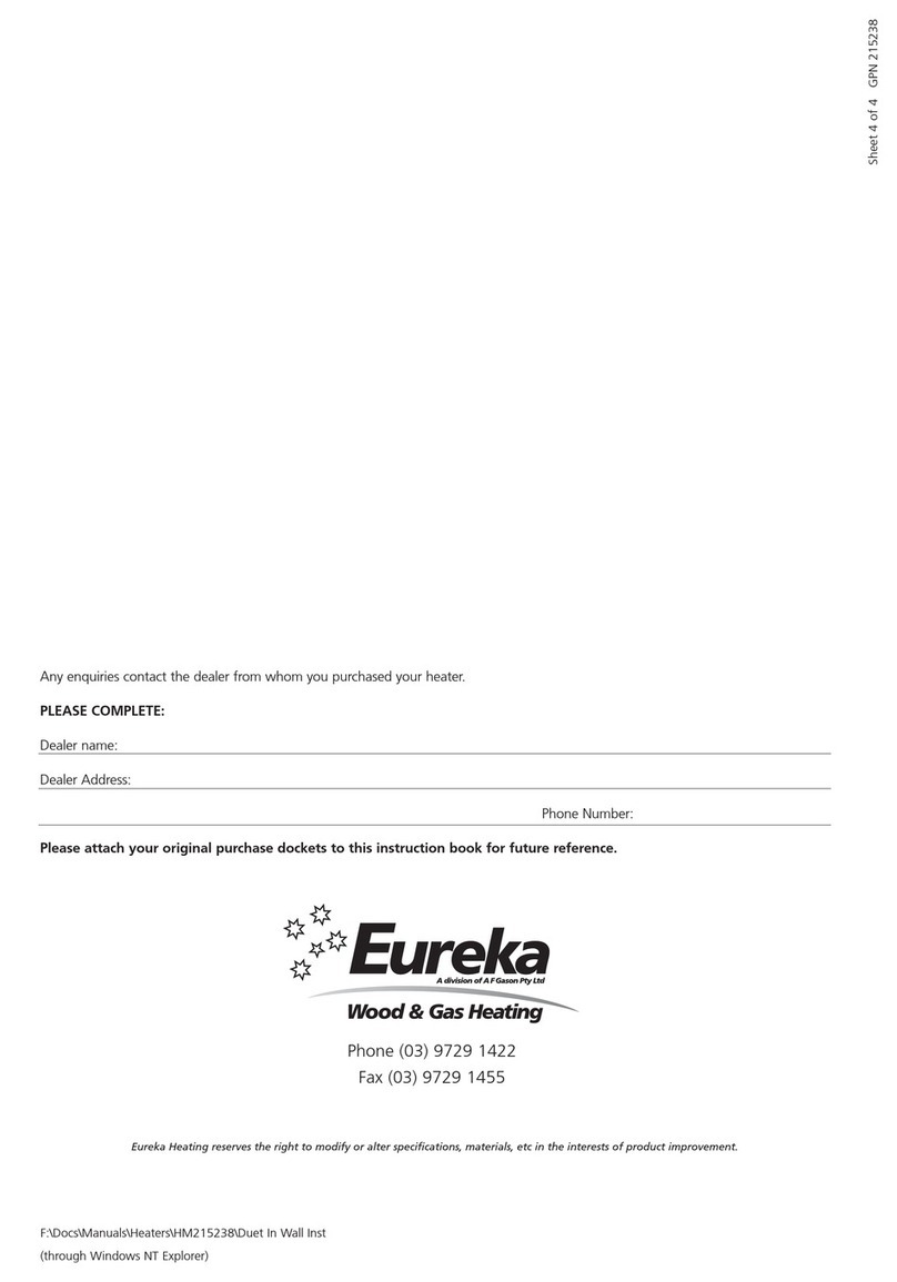Eureka 215237 installation instructions Eureka 215237 installation instructions