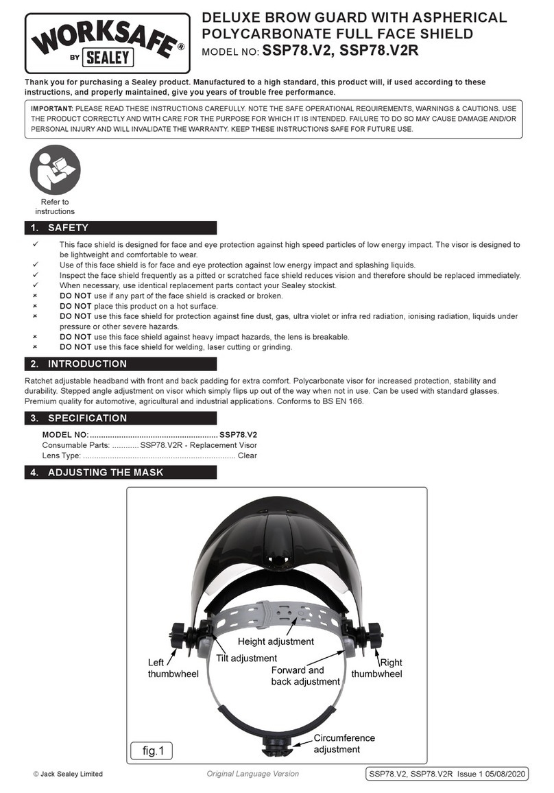Sealey Worksafe SSP78.V2 quick start guide