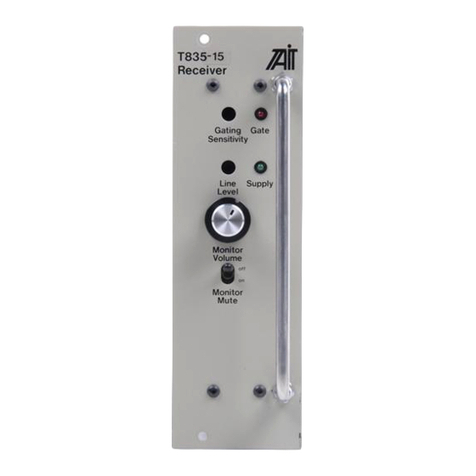 Tait T830 II Series Service manual