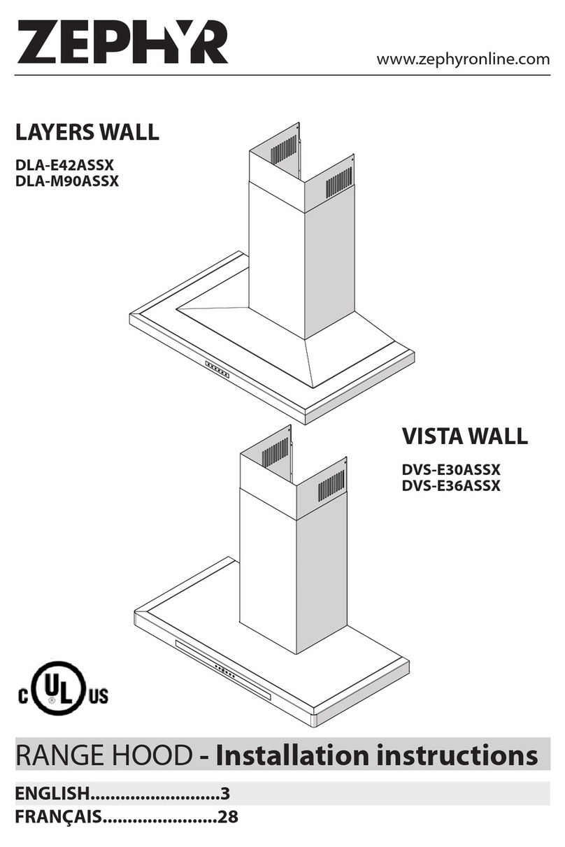 Zephyr LAYERS WALL DLA-E42ASSX User manual