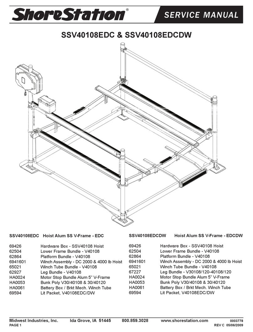 ShoreStation SSV40108EDC User manual
