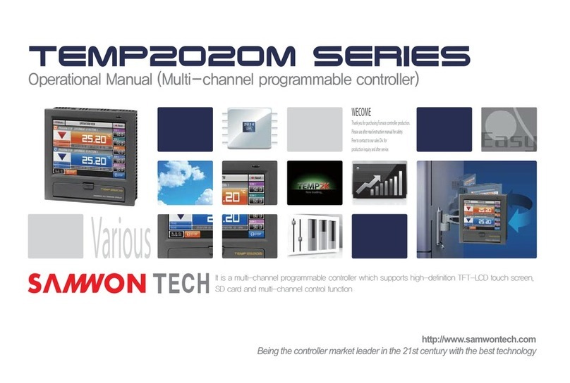 Samwontech TEMP2020M Series Operational manual
