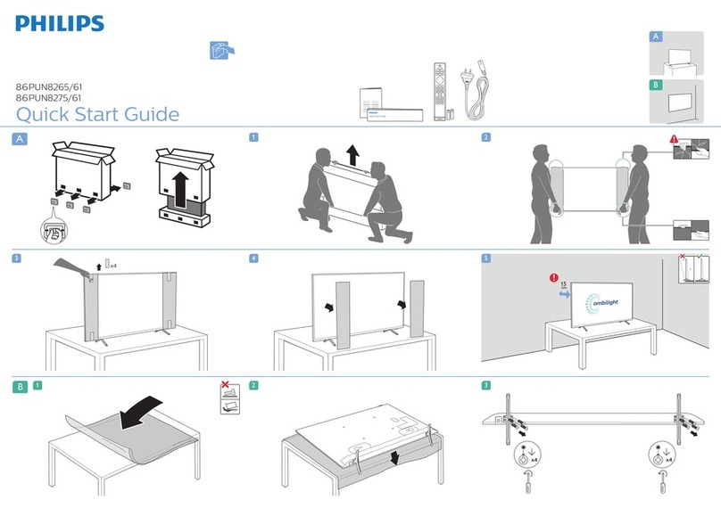 Philips 86PUN8265/61 User manual