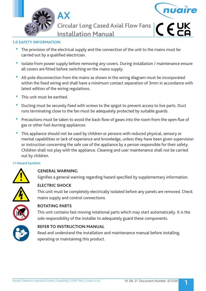 NuAire AX User manual