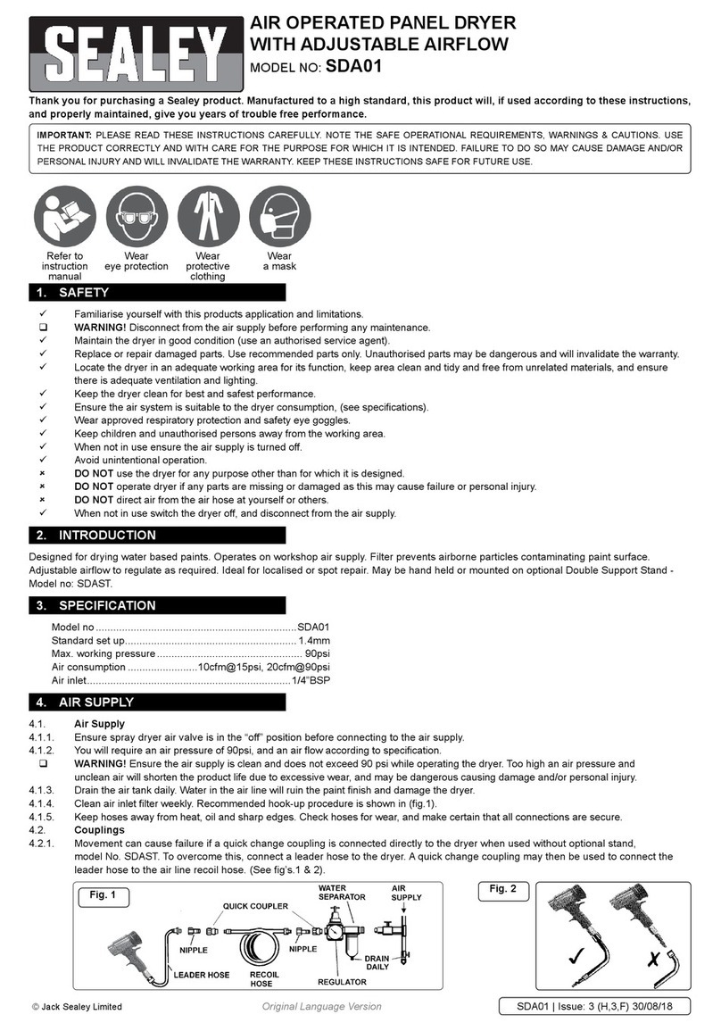 Sealey SDA01 User manual