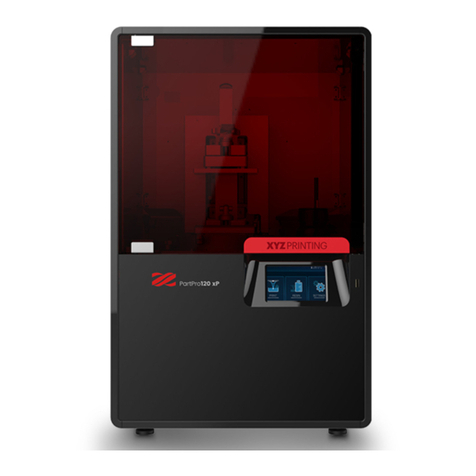 XYZ Printing PartPro120 xP User manual