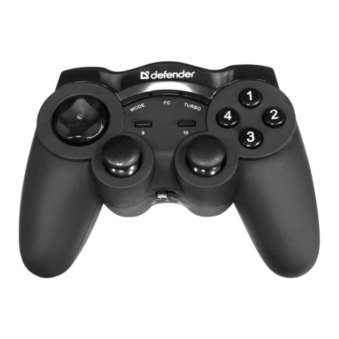 Defender Game Racer Wireless G2 User manual