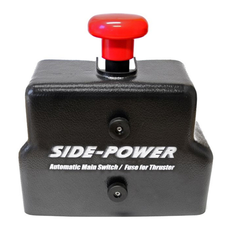 SLEIPNER MOTOR AS Side-Power Automatic Main Switch installation manual