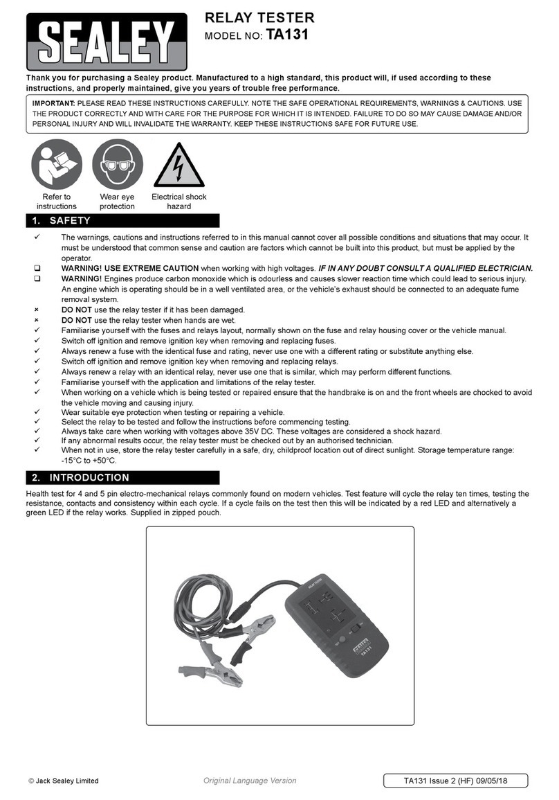 Sealey TA131 User manual