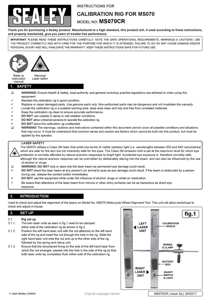 Sealey MS070CR User manual