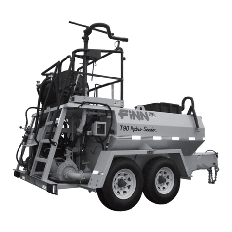 Finn T90-II HydroSeeder Parts list manual