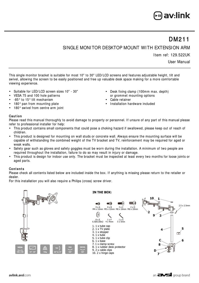 Avsl DM211 user manual
