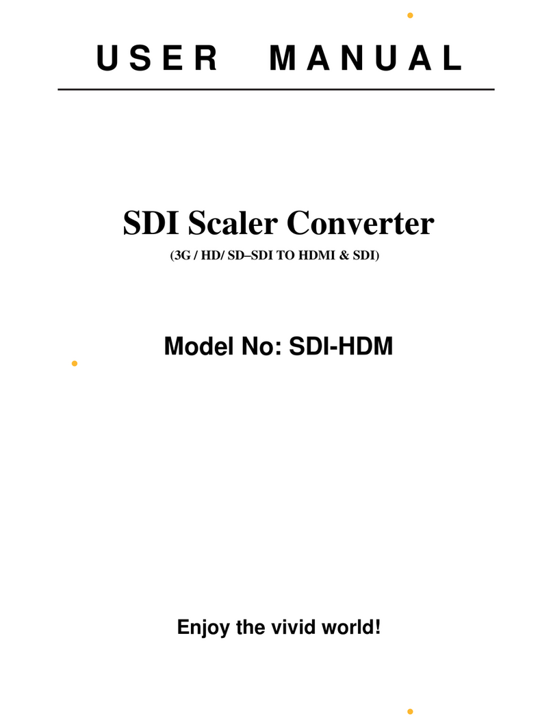 Space Television SDI-HDM user manual Space Television SDI-HDM user manual