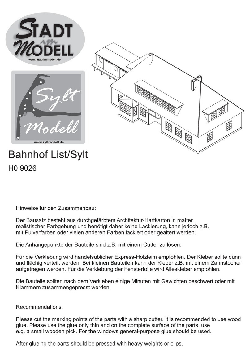 Stadt im Modell Sylt Modell 9026 manual