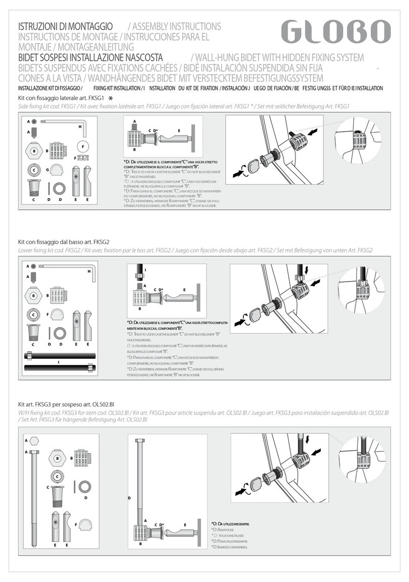 Globo FOS09.BI Assembly instructions