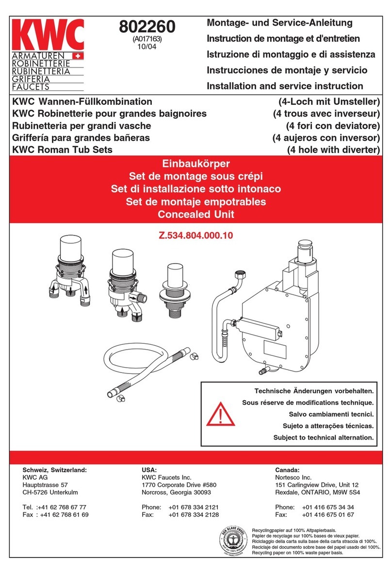KWC Z.534.804.000.10 Manual KWC Z.534.804.000.10 Manual