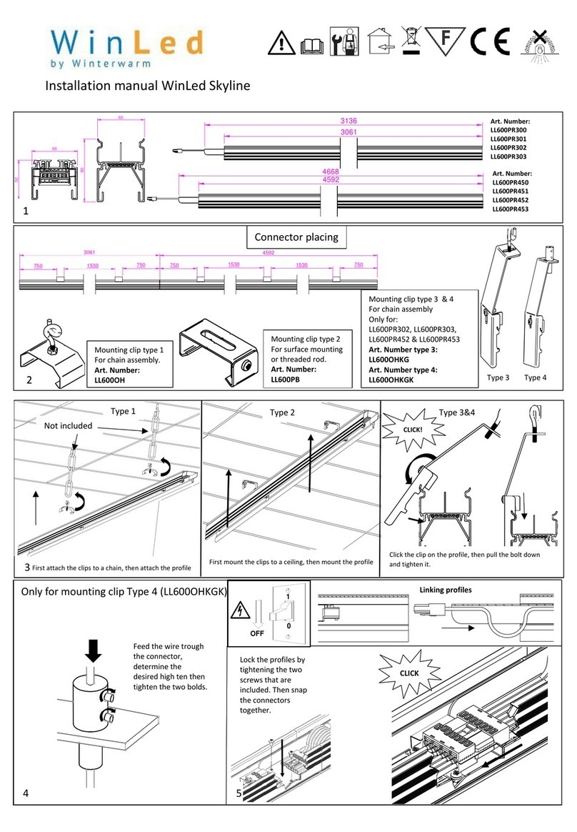Winterwarm WinLed Skyline installation manual