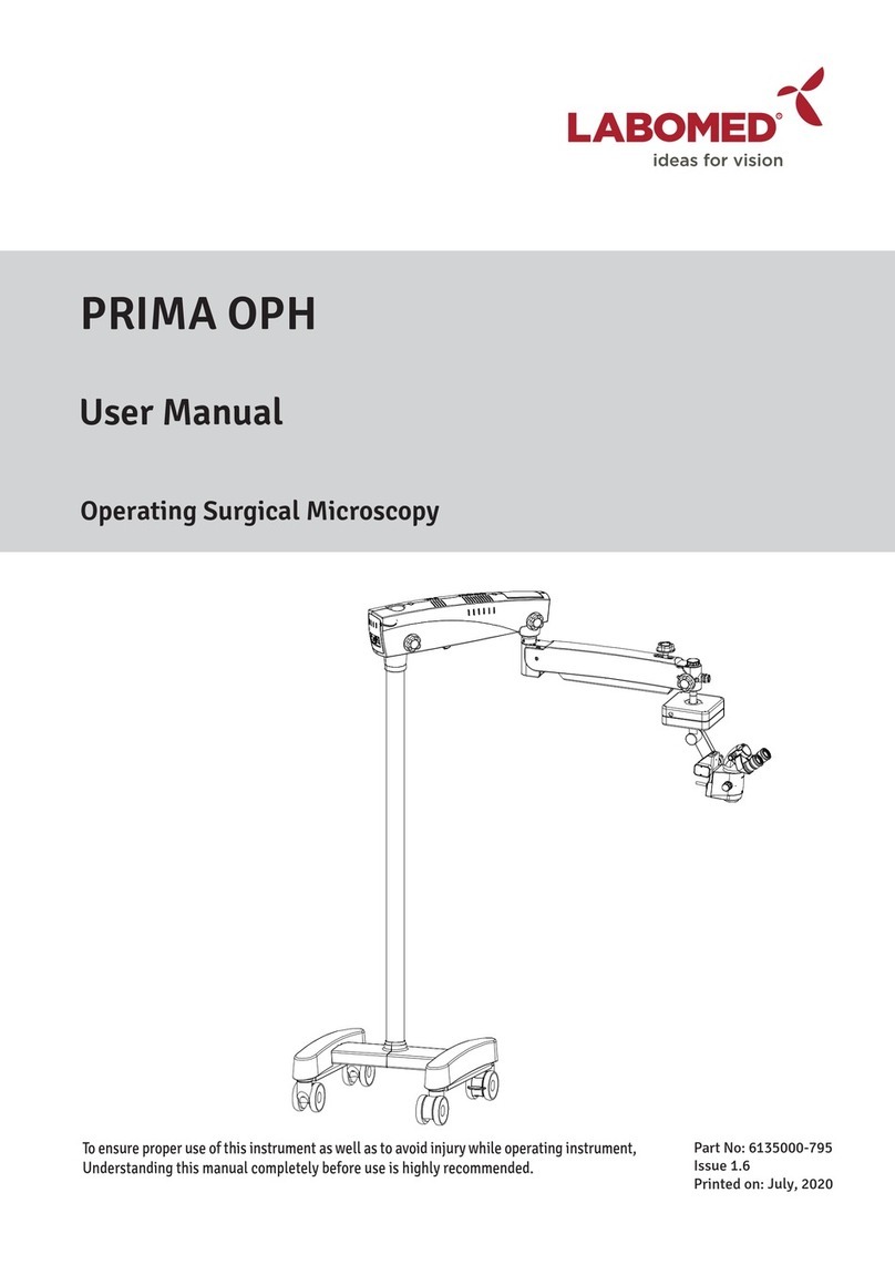 Labomed Prima OPH user manual