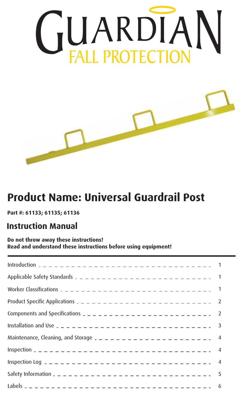 Guardian Fall Protection 61133 instruction manual Guardian Fall Protection 61133 instruction manual