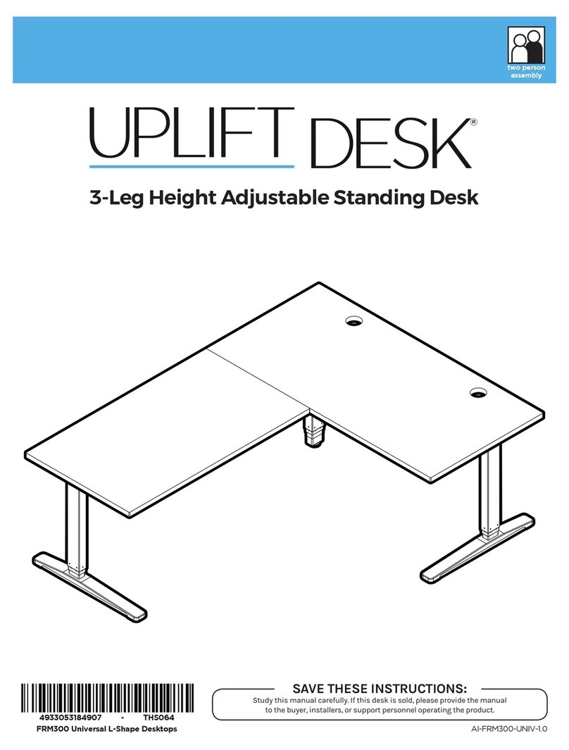 Uplift Desk FRM300 User manual Uplift Desk FRM300 User manual