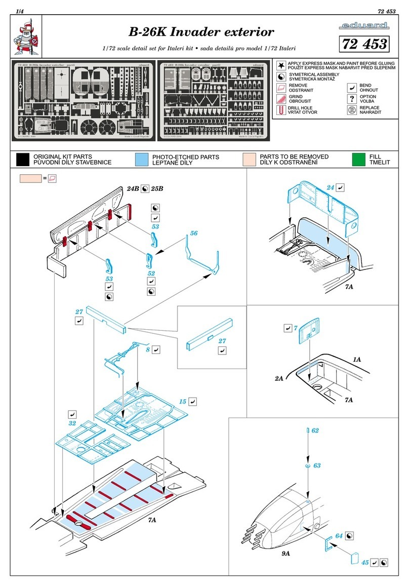Eduard B-26K Invader exterior quick start guide