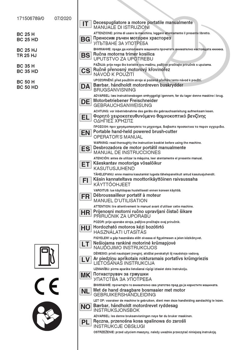 ST BC 25 H Operator's manual