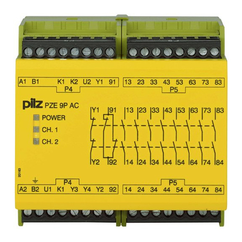 Pilz PZE 9P User manual Pilz PZE 9P User manual