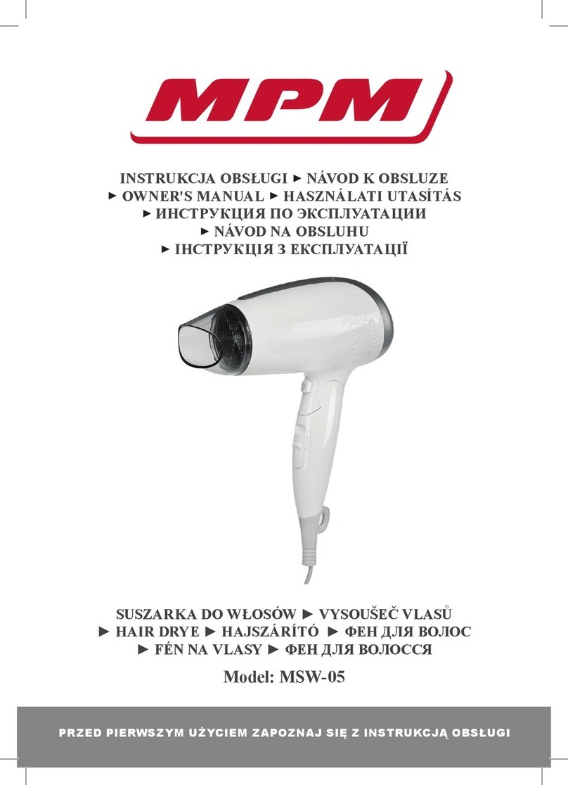 MPM MSW-05 owner's manual