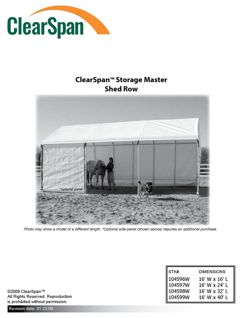 ClearSpan 104596W User manual