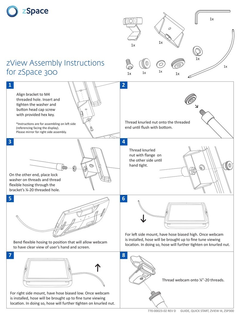 zSpace zView Assembly instructions