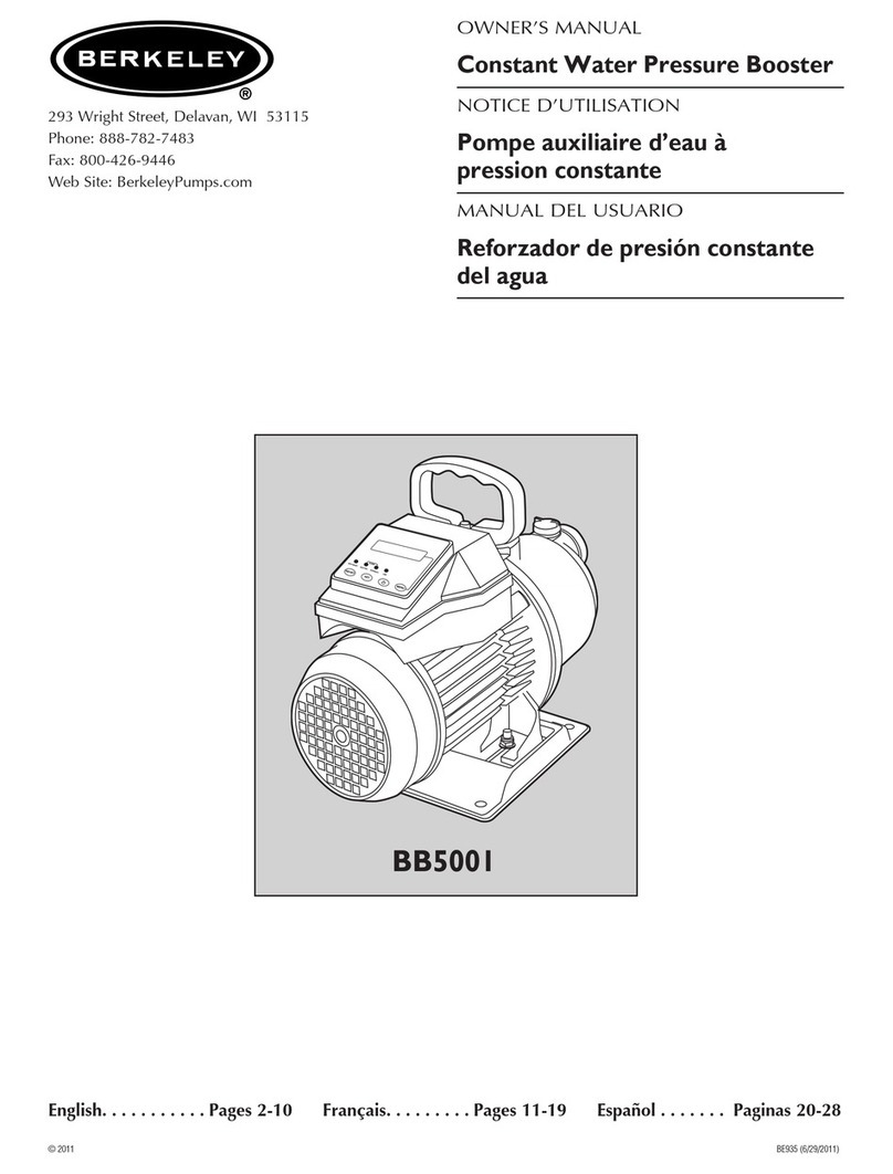 Berkeley BB5001 owner's manual