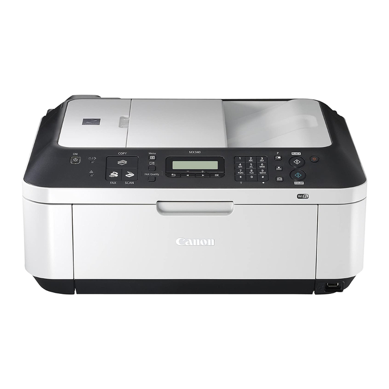 Canon PIXMA MX340 Series Simplified service manual