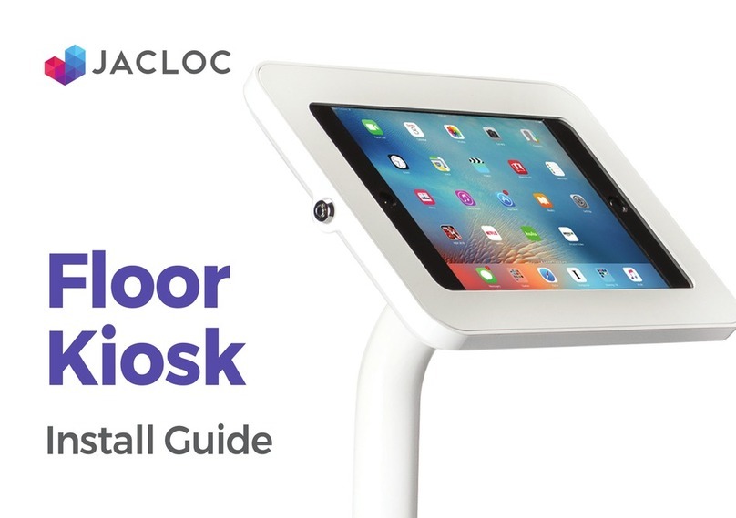 JACLOC WALL KIOSK LPS-90-W install guide
