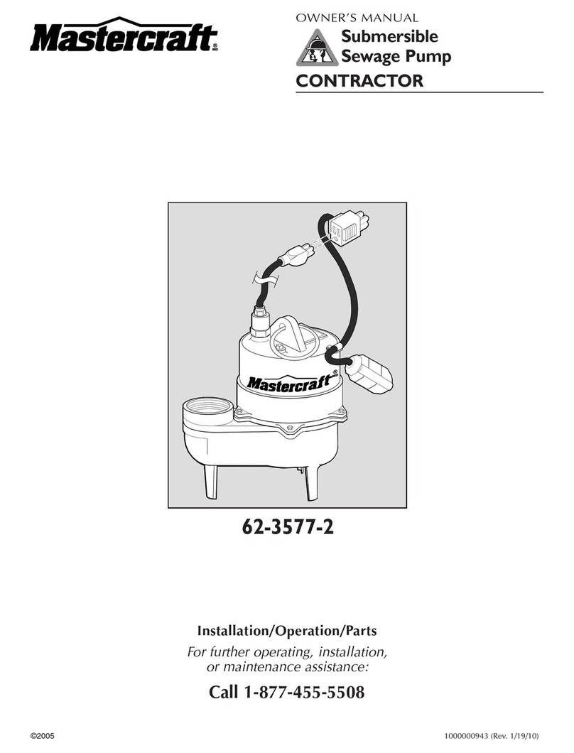 MasterCraft 62-3577-2 User manual