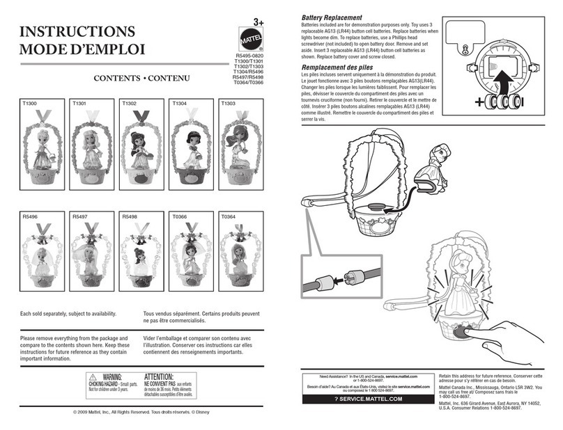 Mattel T1300 instructions