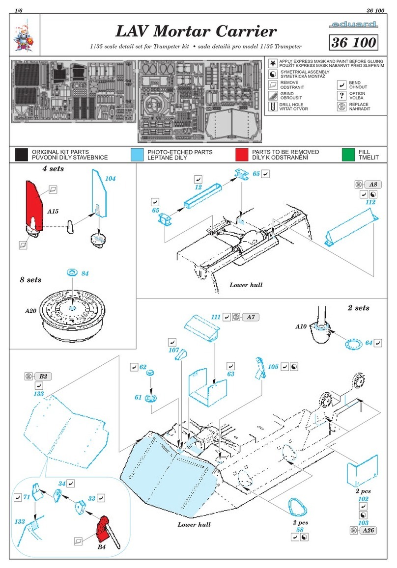 Eduard LAV Mortar Carrier quick start guide