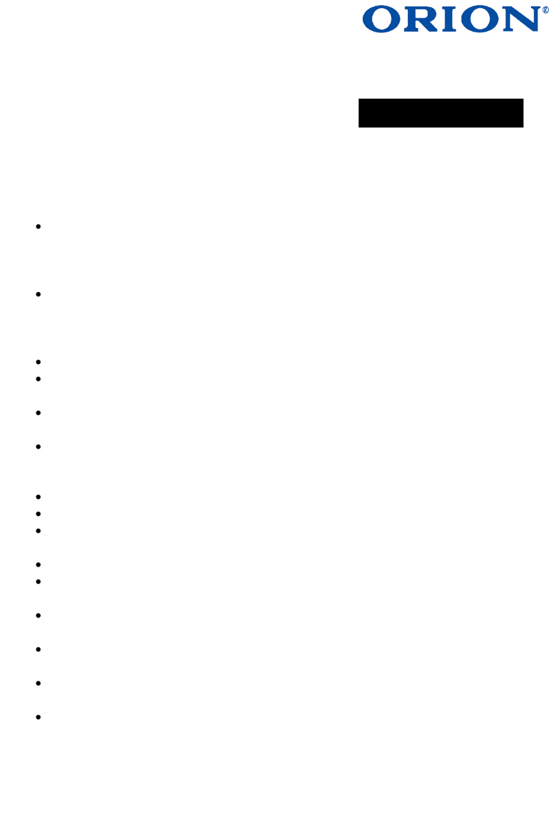 Orion OS-04B User manual