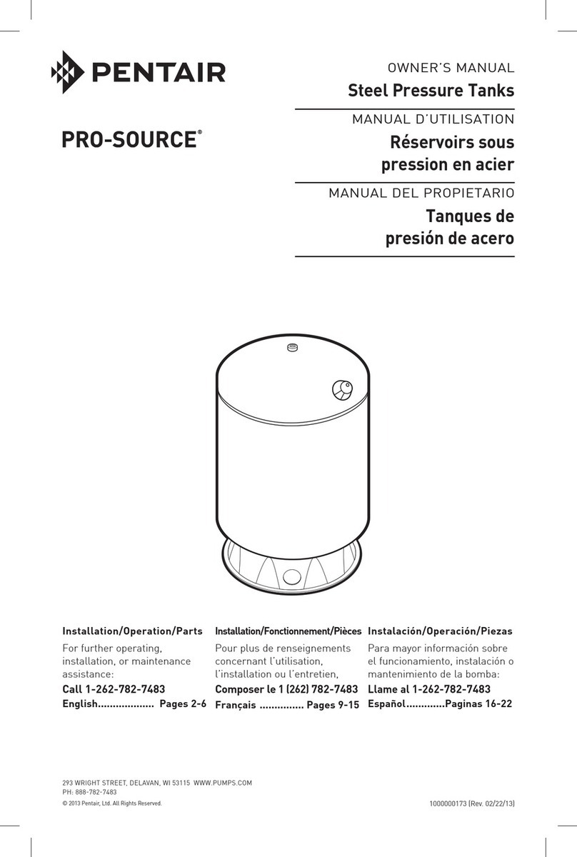 Pentair PRO-SOURCE PS6-S02 User manual