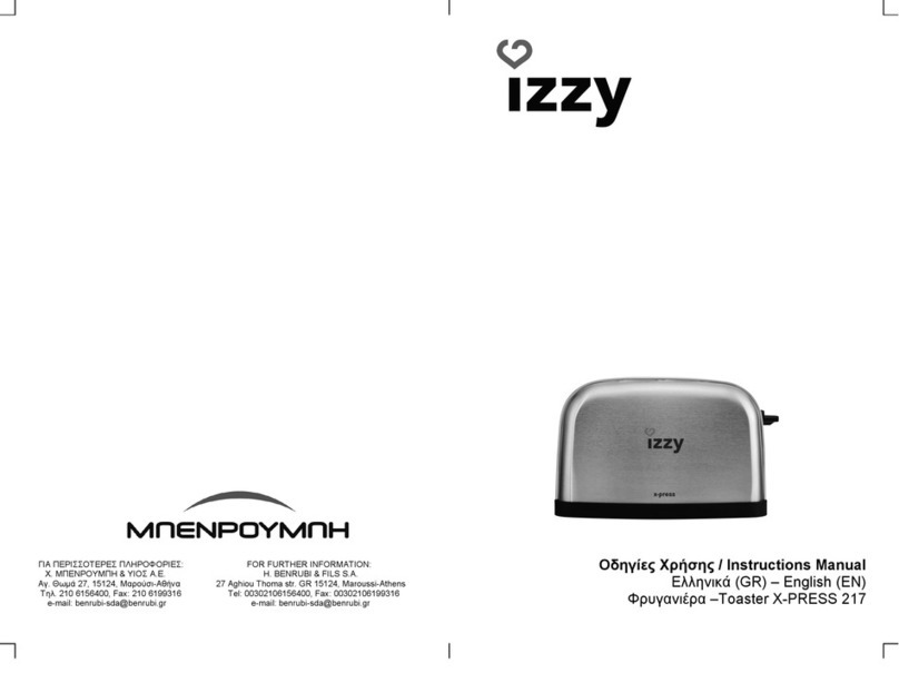 izzy X-PRESS 217 instruction manual