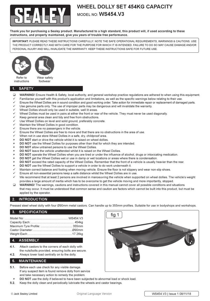 Sealey WS454.V3 quick start guide
