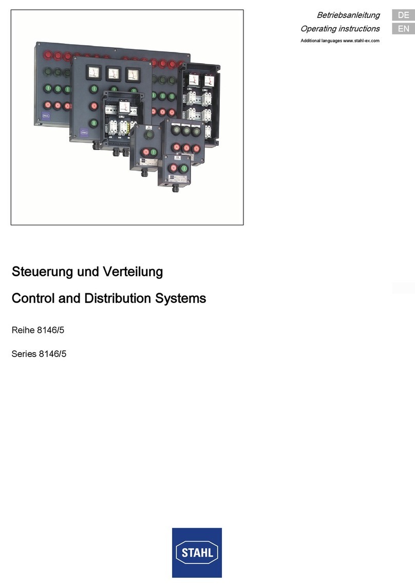 Stahl 8146/5 Series operating instructions