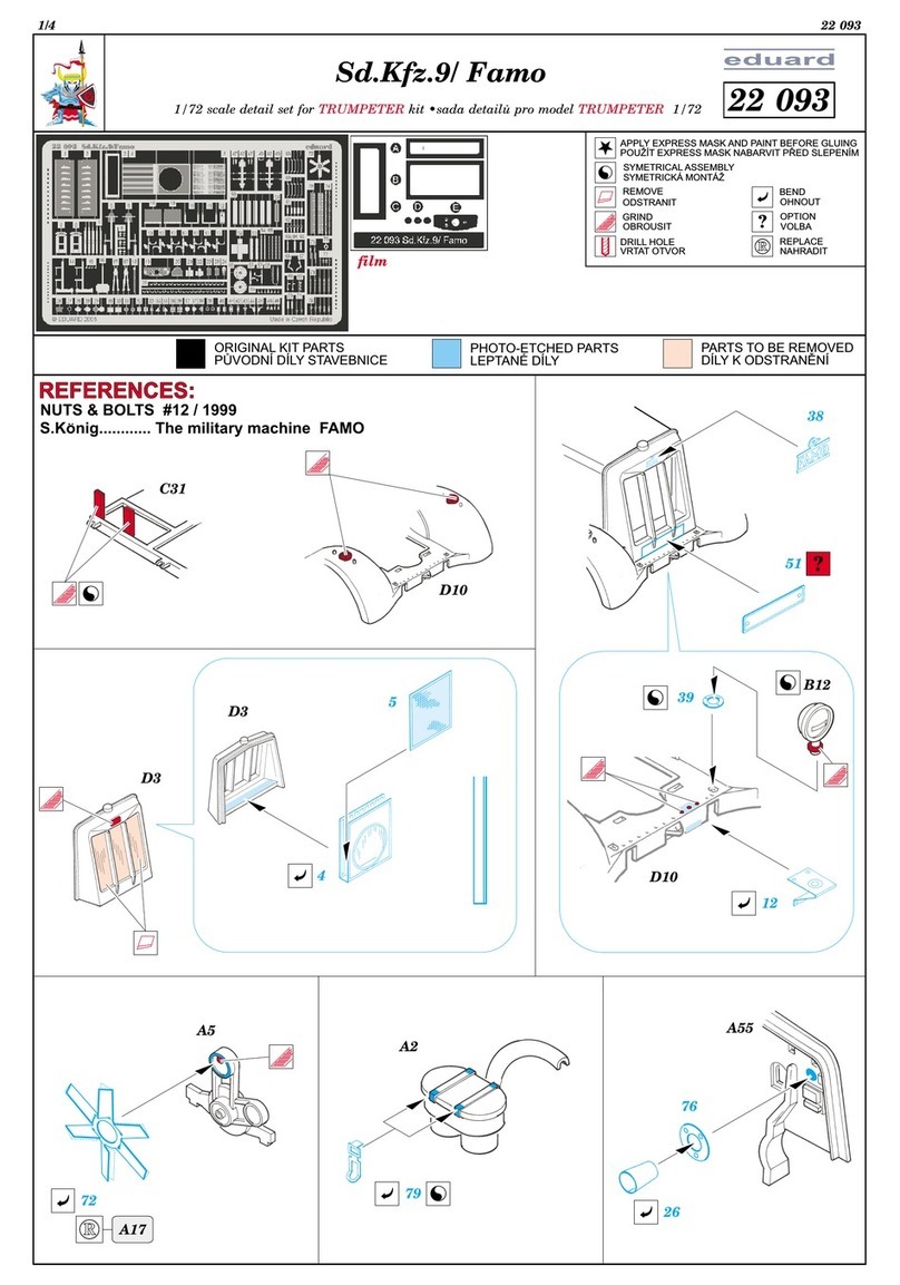 Eduard Sd.Kfz.9/ Famo User manual Eduard Sd.Kfz.9/ Famo User manual
