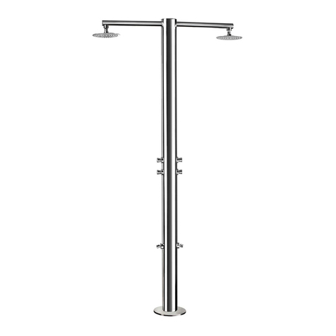 Ama Luxury Shower NETTUNO NE1450 Assembly, Use and Maintenance Manual