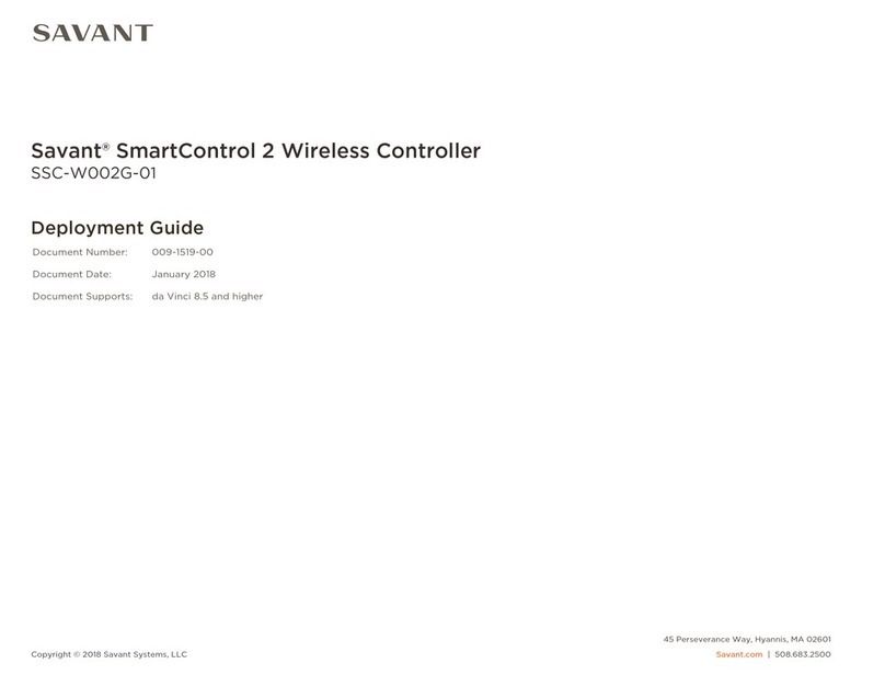 Savant SmartControl 2 Deployment guide