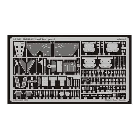 Eduard M-151A2 Hard Top quick start guide