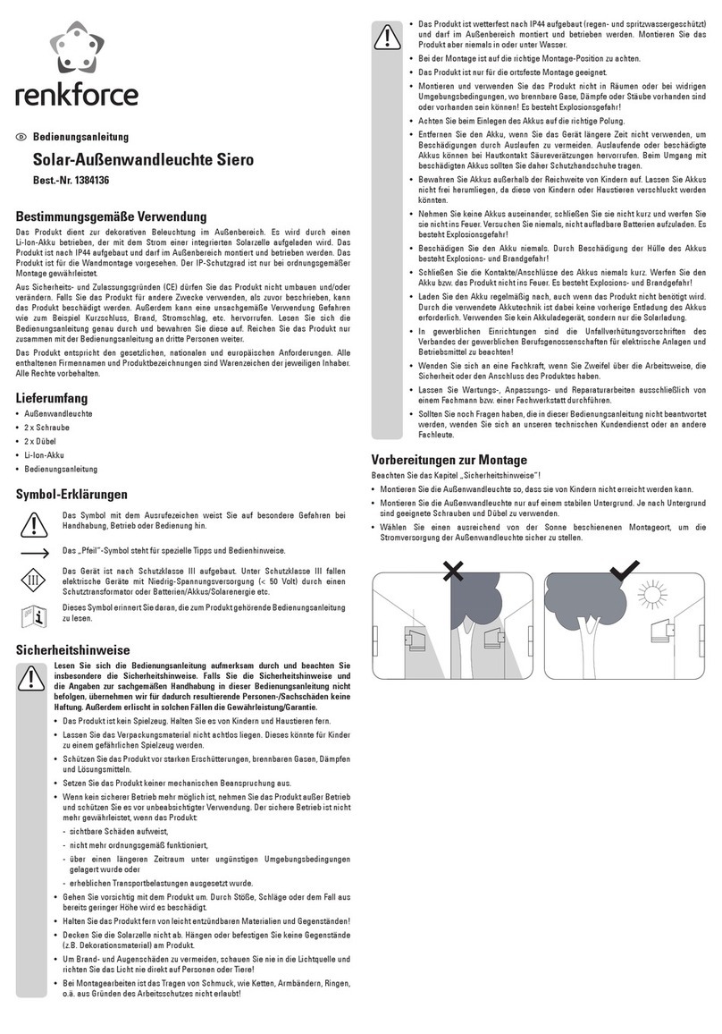 Renkforce Siero operating instructions