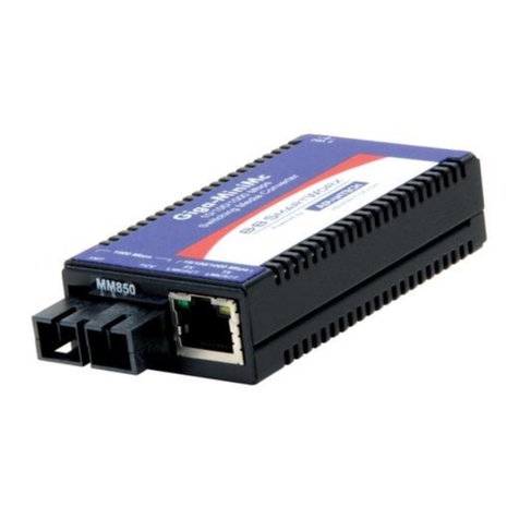 Advantech B+B SmartWorx Giga-MiniMc 856-10730-TX user manual