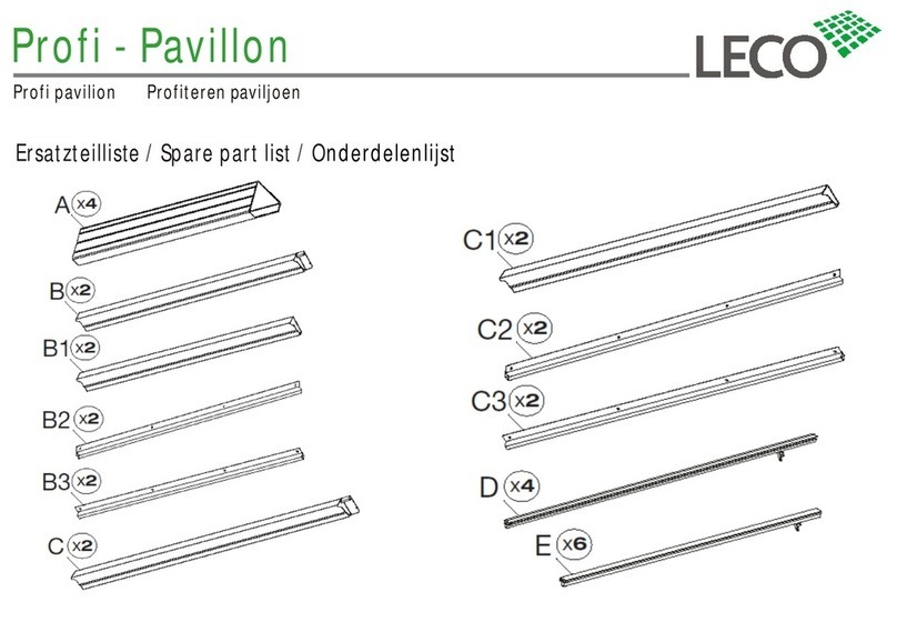 leco Profi - Pavillon manual