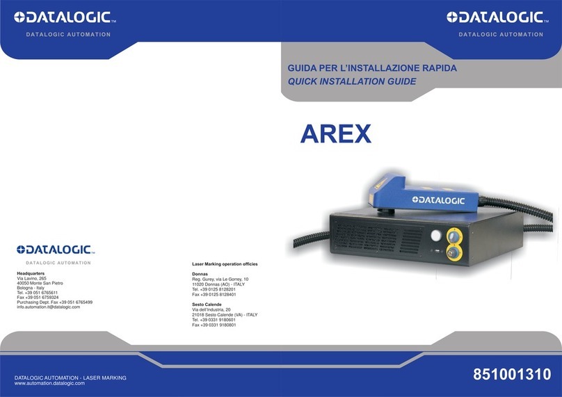 Datalogic AREX Quick installation guide